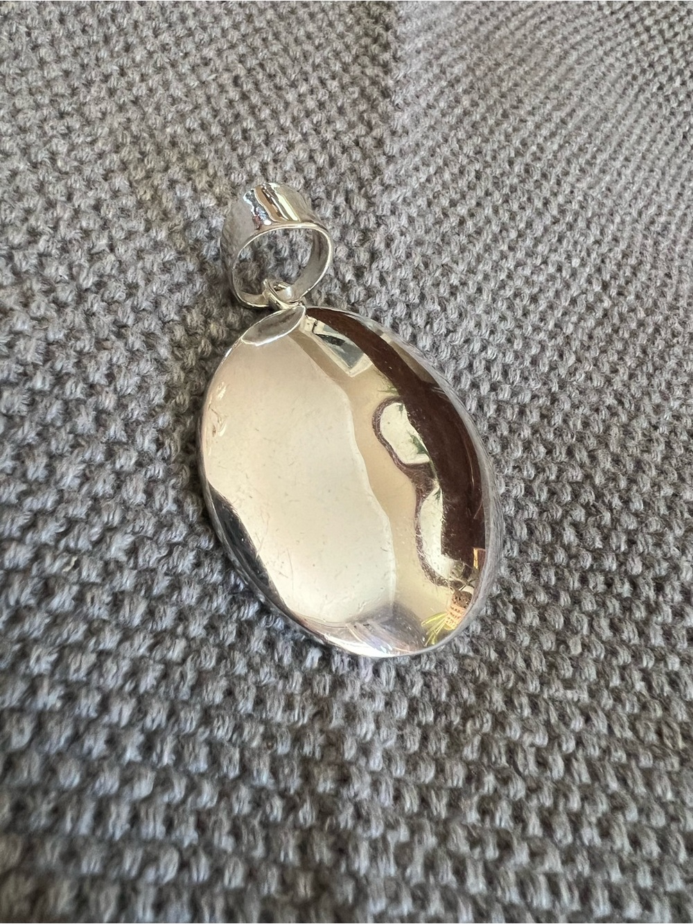 *FINAL PRICE* Silpada Polished Sterling Silver Round Pendant slide